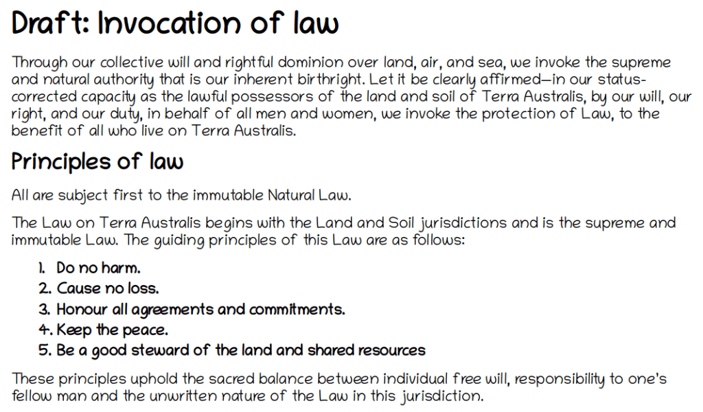 Have Your Say - Invocation of Law