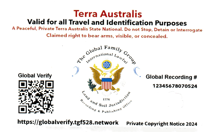 credential card back