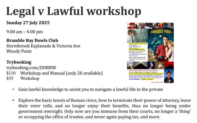 legal v lawful workshop