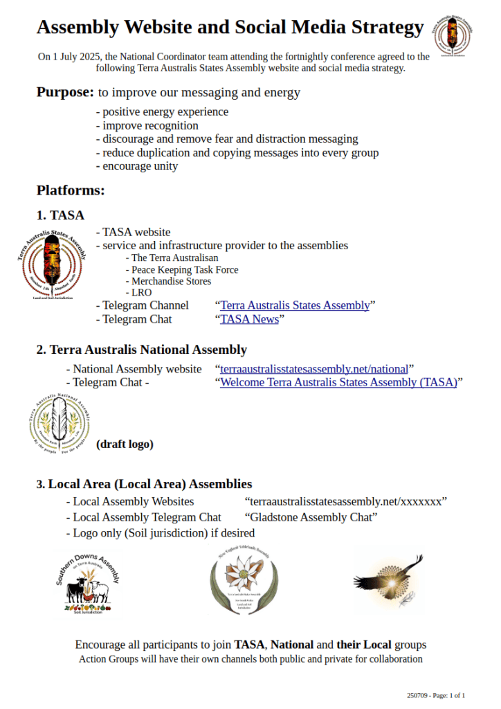 assembly website and social media strategy 2.0