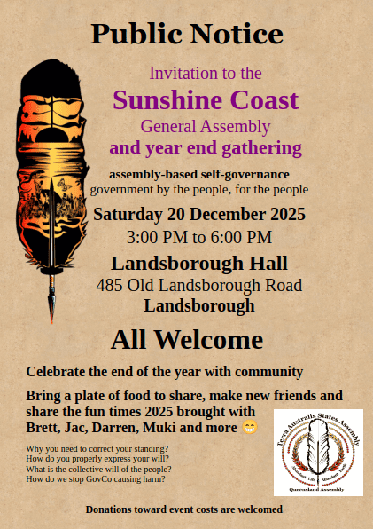 251220 sunshine coast assembly