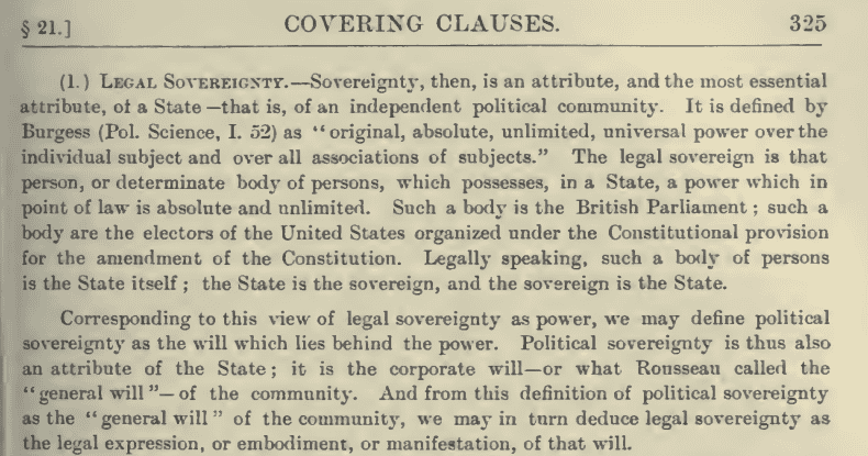 legal sovereighnty