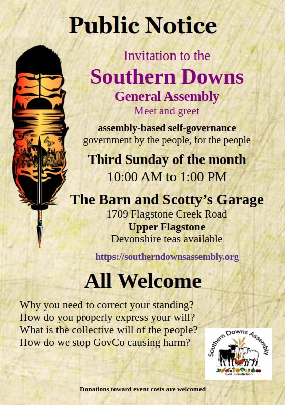 3rd sunday southern downs assembly