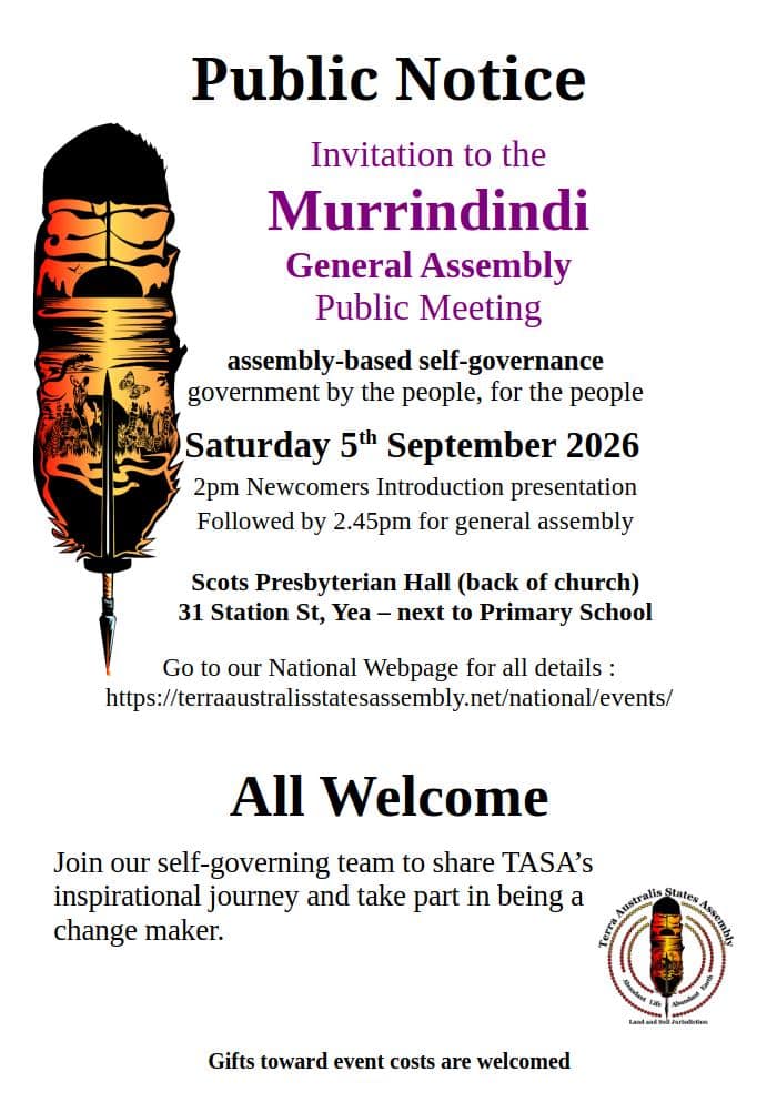 murrindindi assembly invitation
