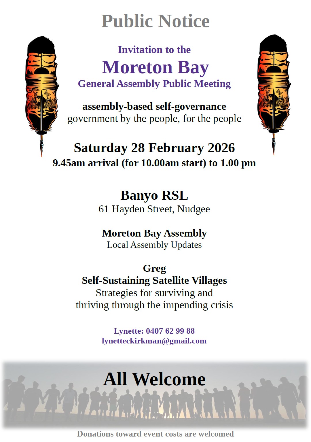Moreton Bay General Assembly with Guest Speaker
