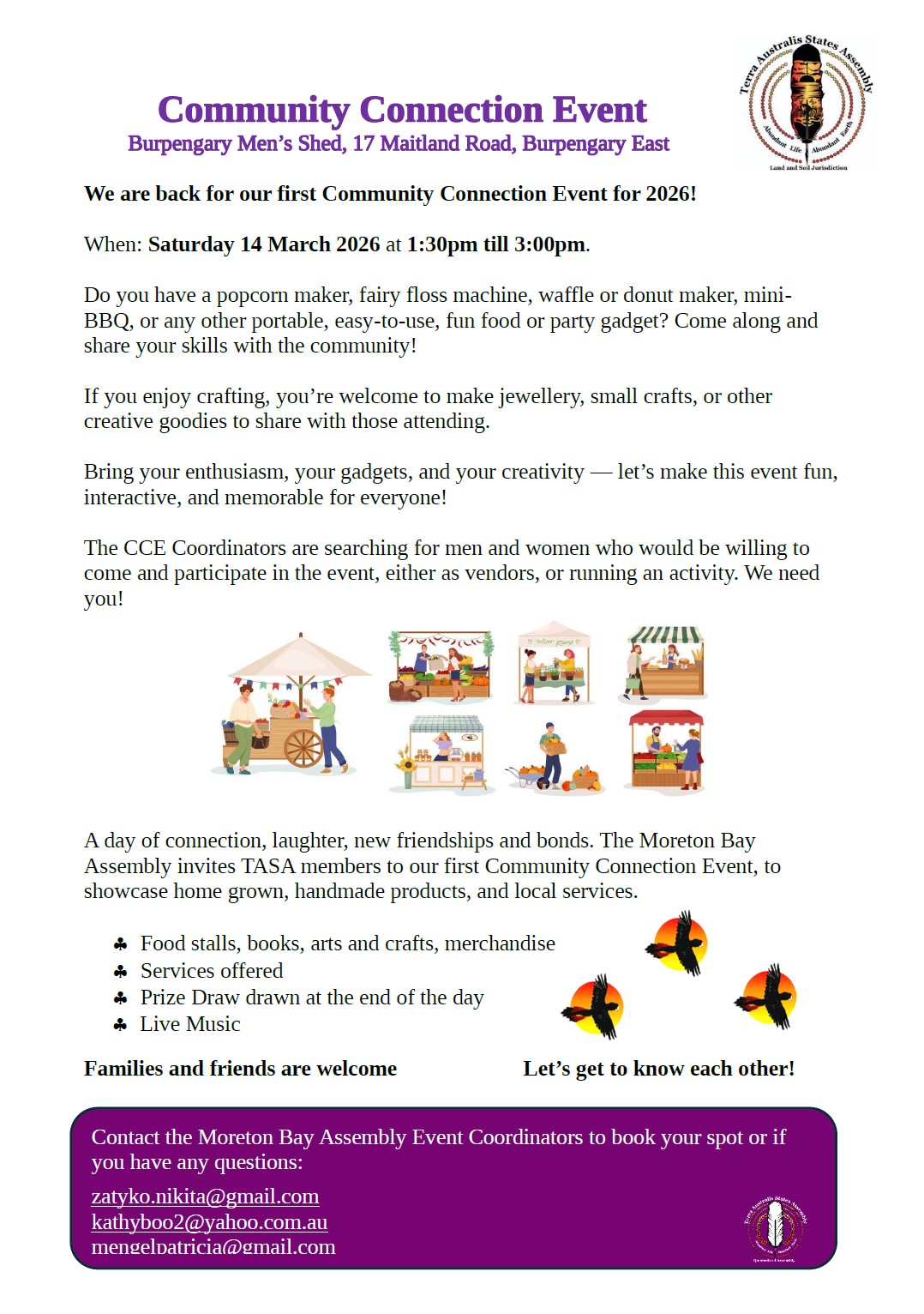 Moreton Bay Community Connection Event