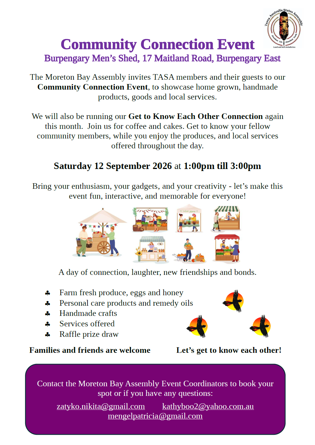 Moreton Bay Community Connection Event