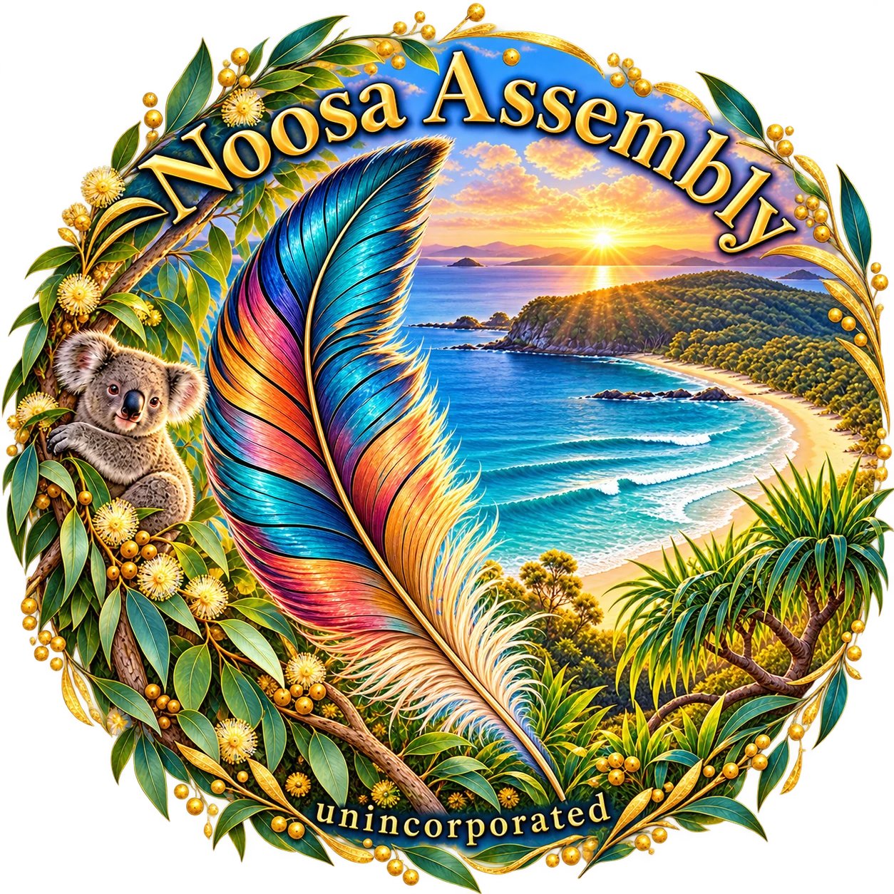 Noosa Assembly emblem — unincorporated